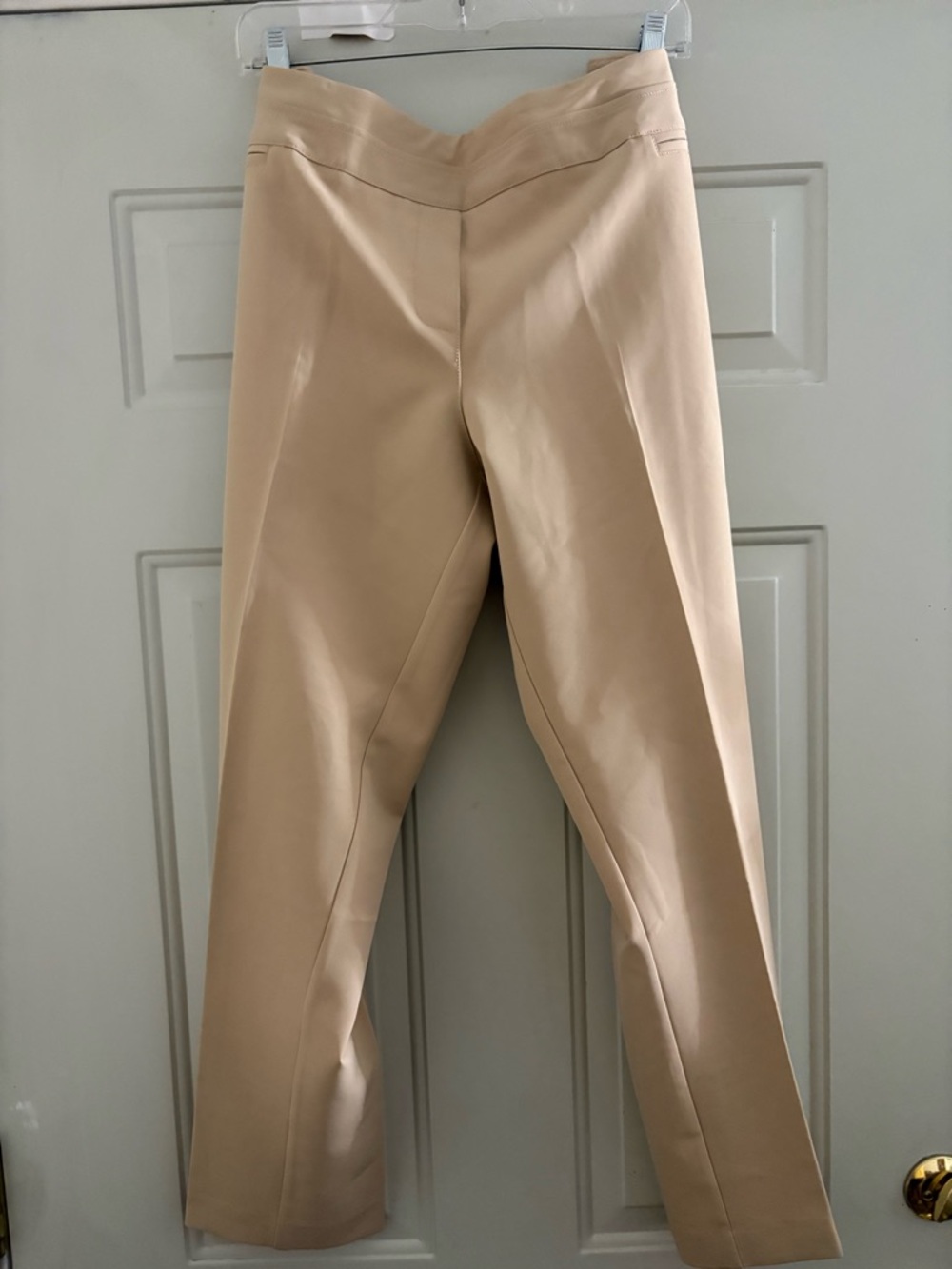Zac & Rachel Tan Tailored High-Waist Pants